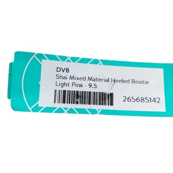 Dolce Vita DV8 Suede Leather Shai Ankle Boot Bootie Light Pink Tan Size 9.5 NWT - Picture 13 of 16